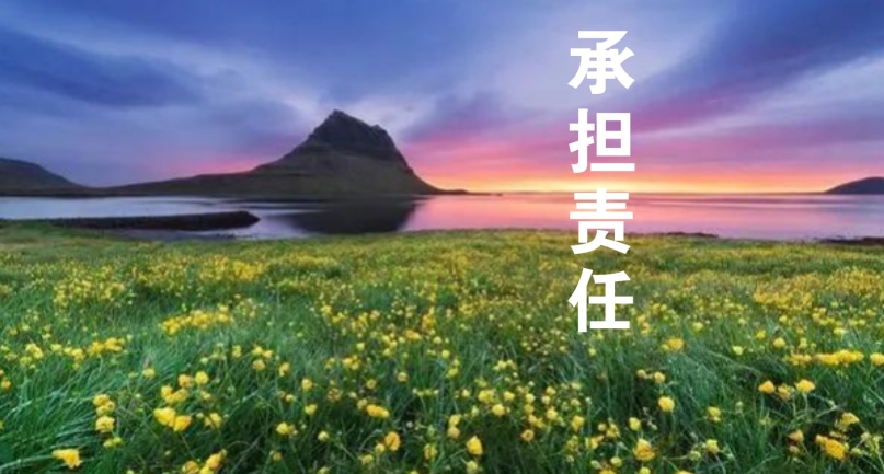 以责任感为帆，，，，，，驶向事情的星辰大海
